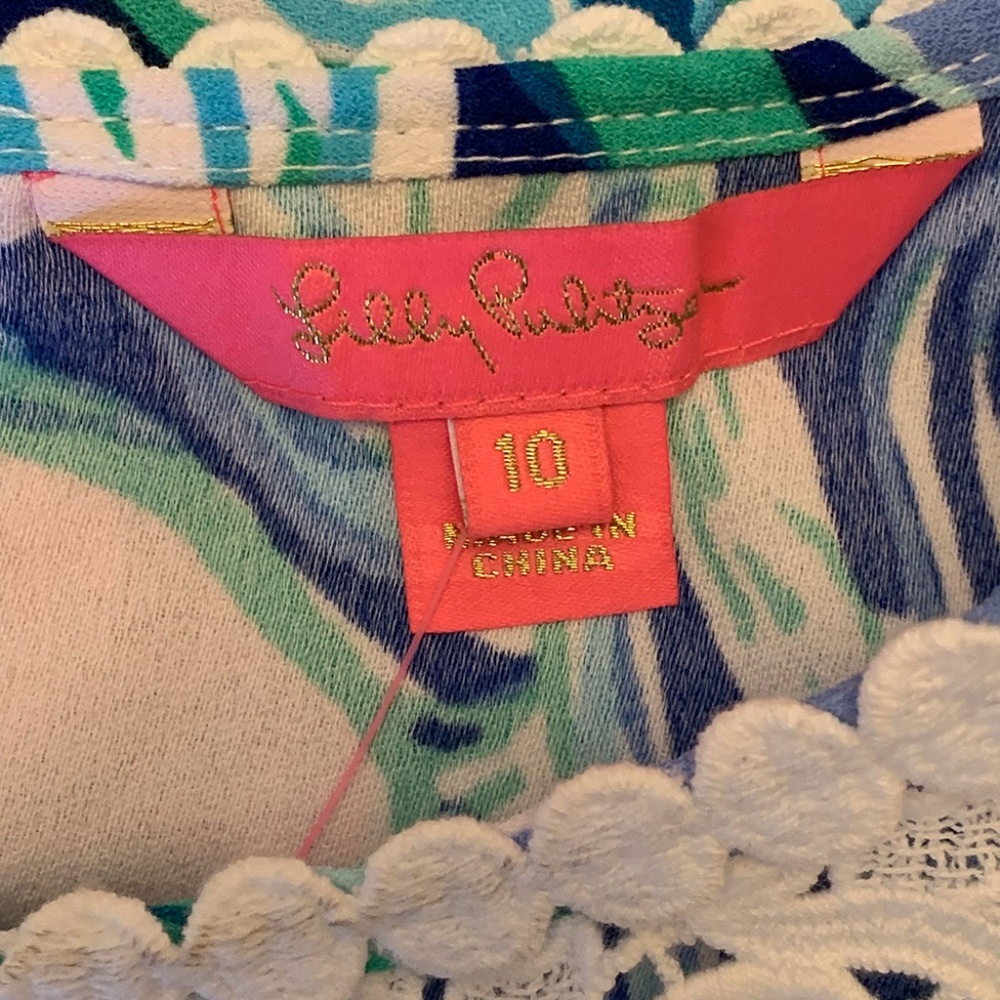 NWT Lilly Pulitzer “Nala” Soft Shift Dress Size 10 – Resort Chic / Classic Lilly - Picture 5 of 11